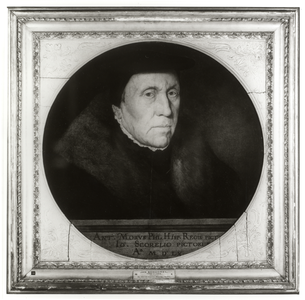 106433 Portret van Jan van Scorel, geboren 1495, kunstschilder en kanunnik van St. Marie te Utrecht, overleden 1562. ...